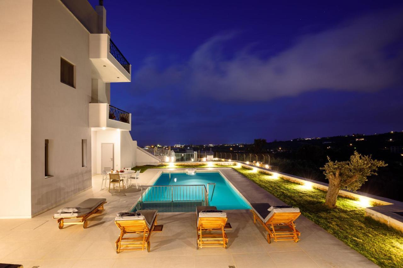 Apartment Tilio - New Apartment With Private Pool 1400M From The Beach Rétino Exterior foto