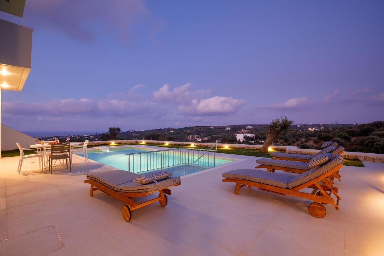 Apartment Tilio - New Apartment With Private Pool 1400M From The Beach Rétino Exterior foto