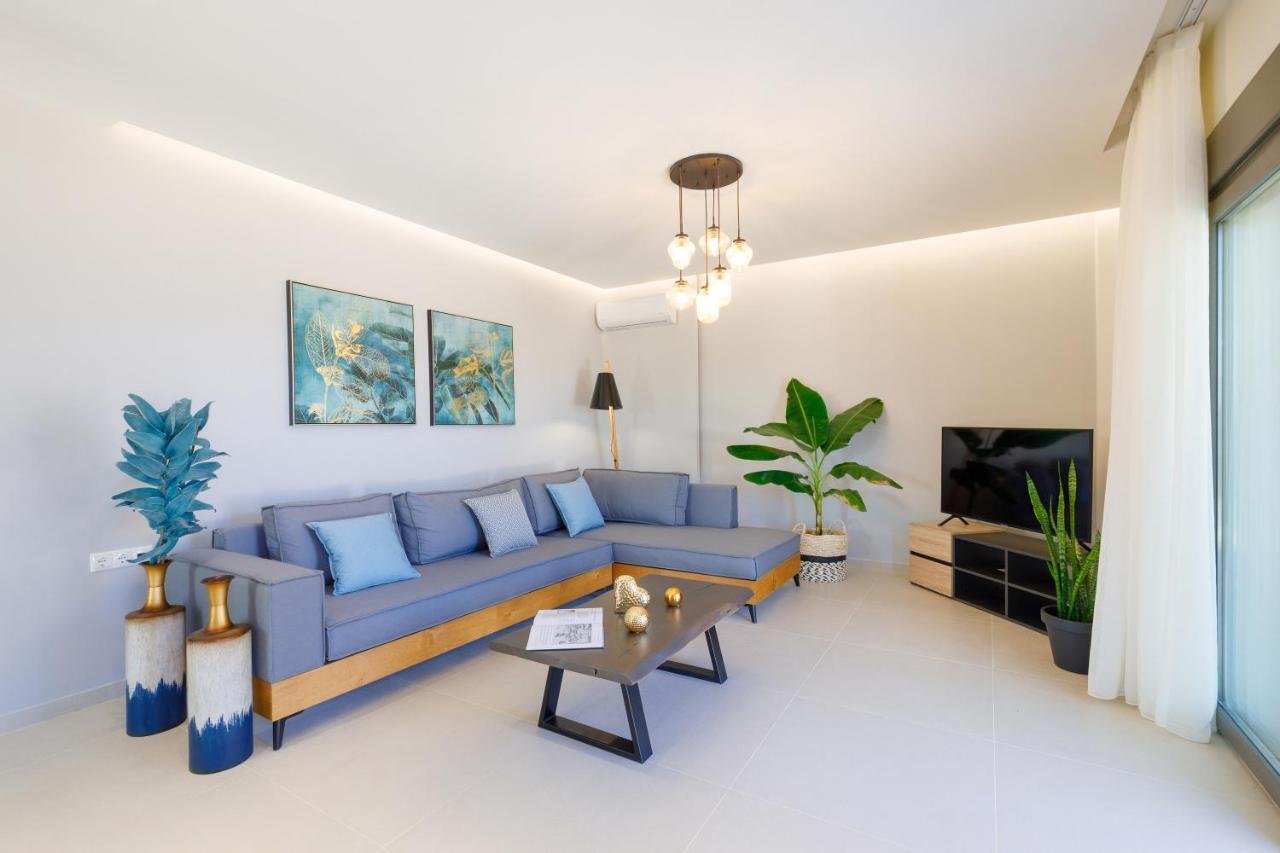 Apartment Tilio - New Apartment With Private Pool 1400M From The Beach Rétino Exterior foto