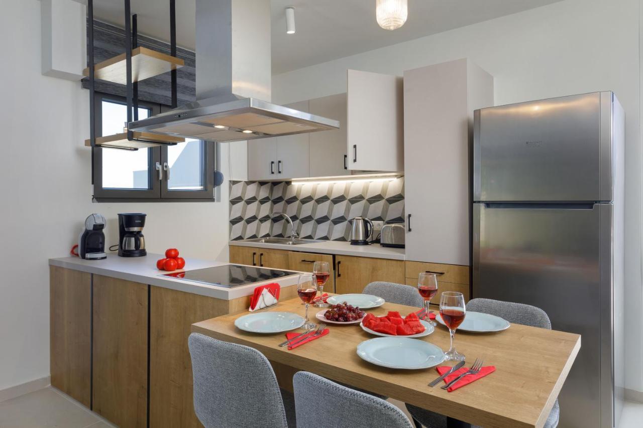 Apartment Tilio - New Apartment With Private Pool 1400M From The Beach Rétino Exterior foto